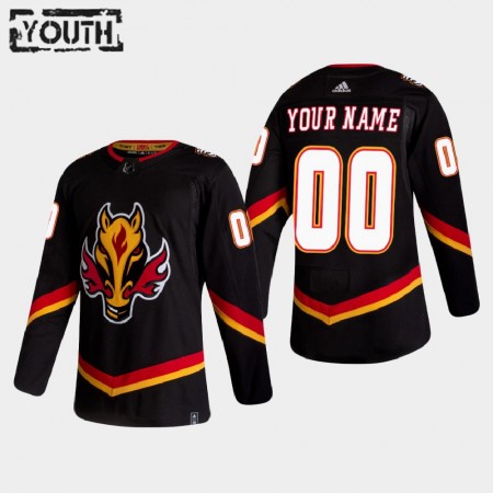 Dětské Hokejový Dres Calgary Flames Dresy Personalizované 2020-21 Reverse Retro Authentic